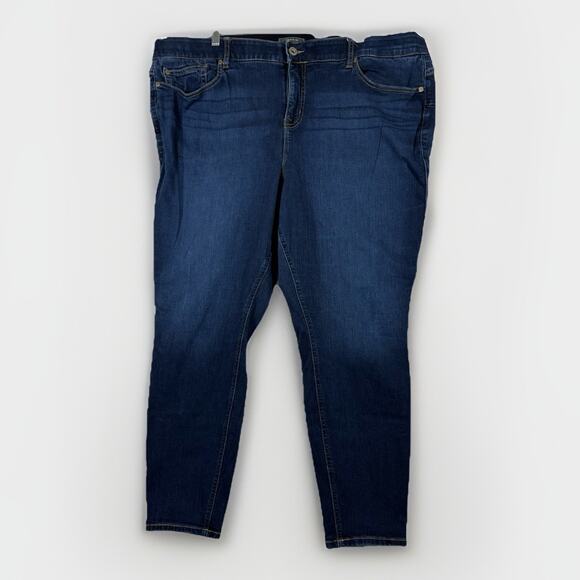 Torrid Jeans Denim Plus 24R Bombshell Skinny Premium Stretch Blue - Picture 1 of 11